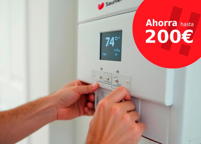 Plan Renove calderas Saunier Duval en Montealina